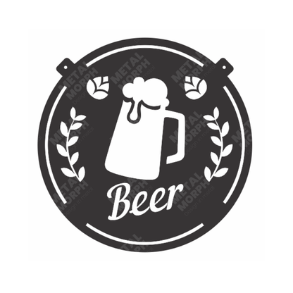 2 Decorative “Coffee” & “Beer” Signs | DXF Files for CNC Cutting