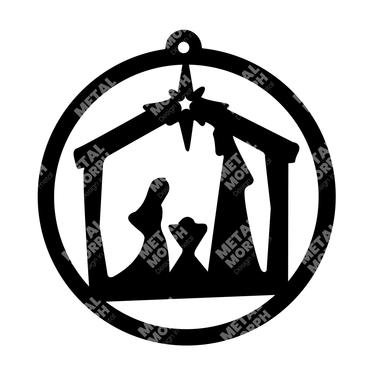 Nativity Scene | DXF File for CNC Cutting